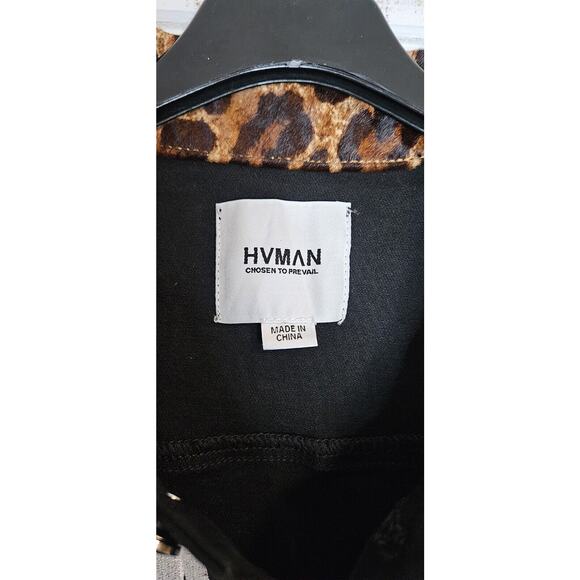 HVMAN MENS MK1‎ DENIM JACKET STRIPE IN BLACK Retail $261 - Picture 5 of 15